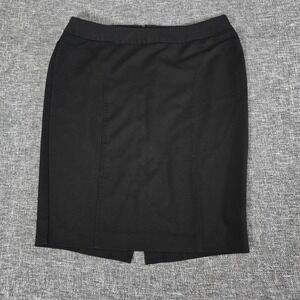 Torrid Straight Pencil Skirt Women's Size 12 Black Zip Up Lightweight Office